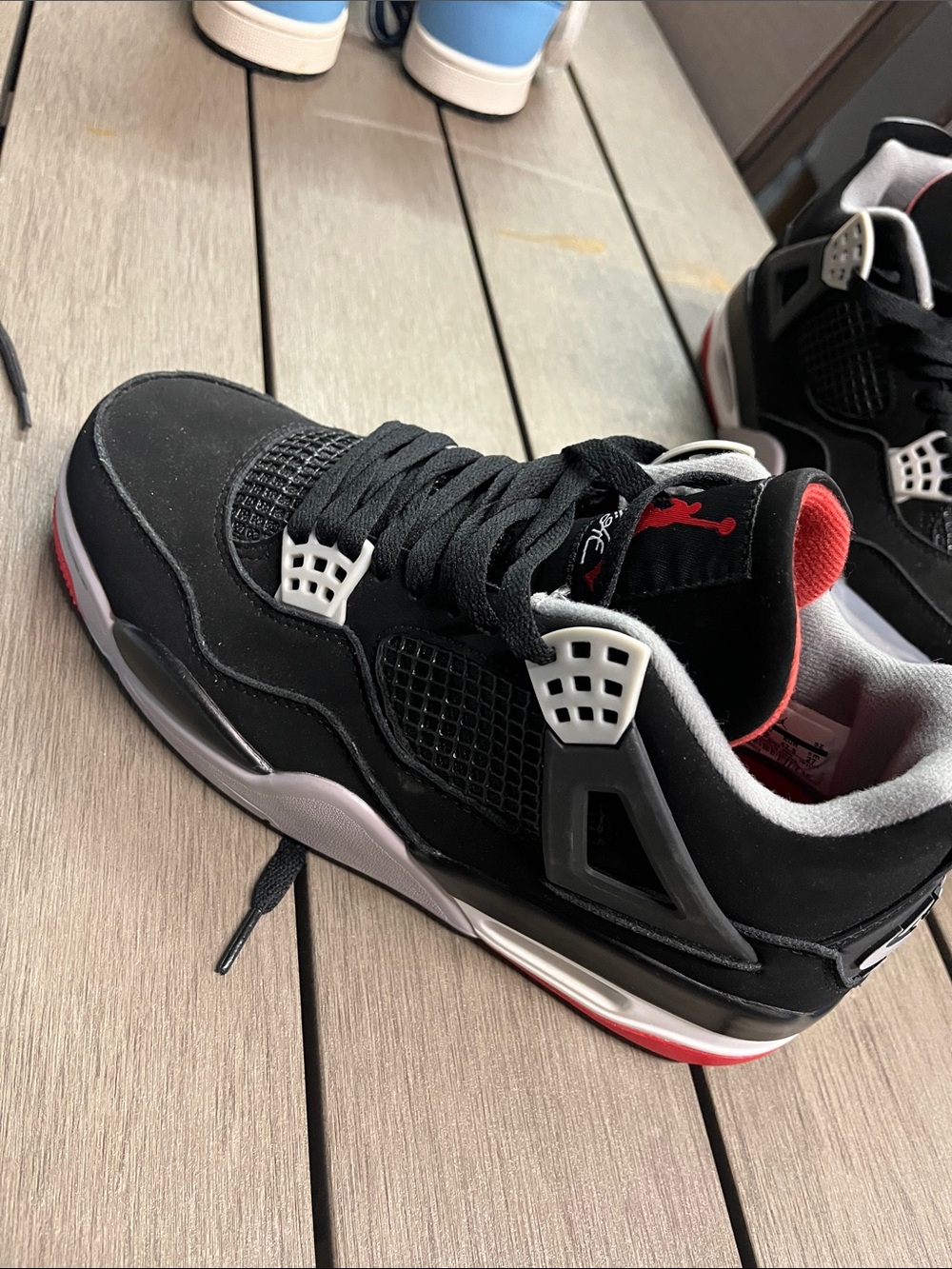 Jordan Men's Black/Red/White Retro Basketball Sneakers